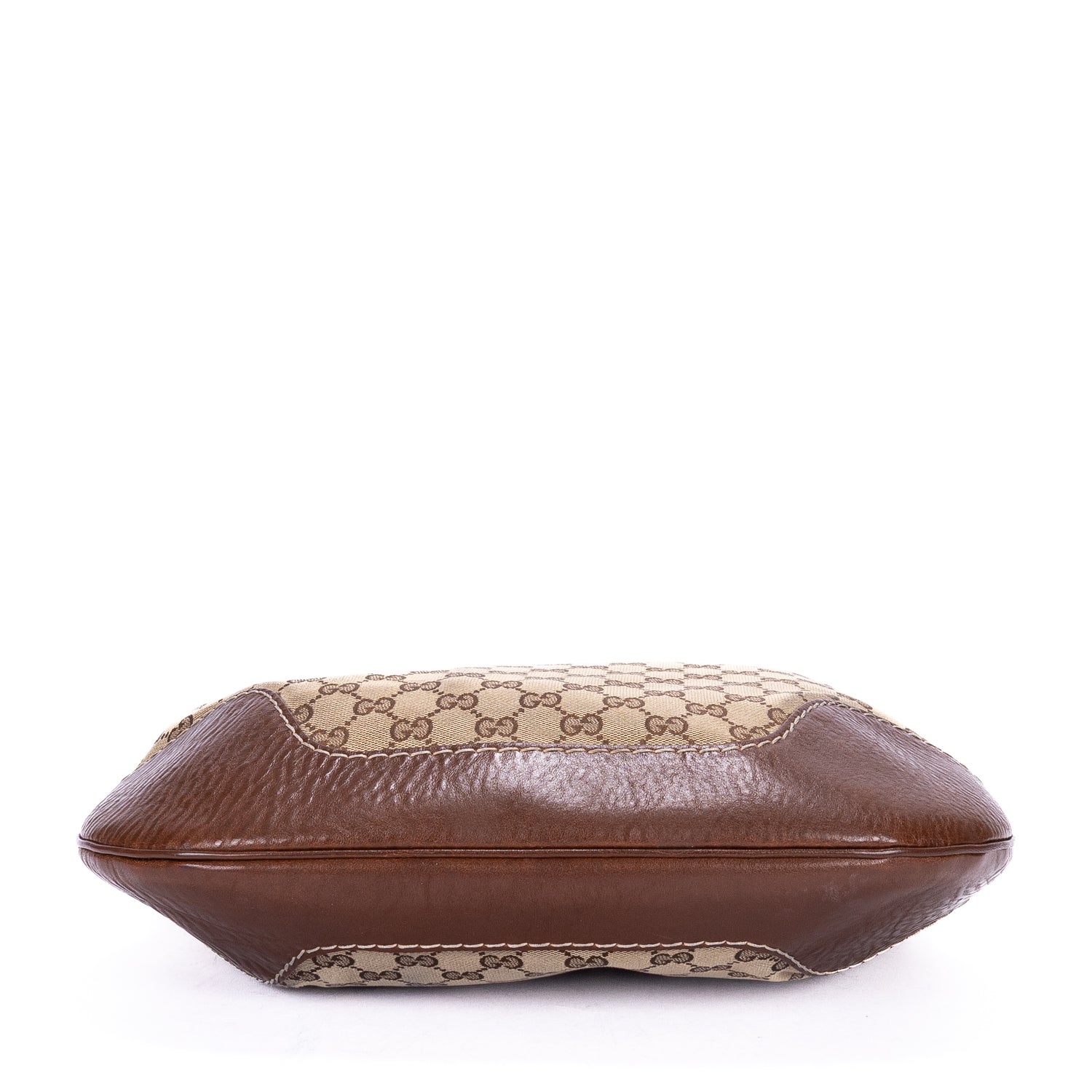 Shoulder Bag Charlotte Hobo Beige Monogrammed Canvas