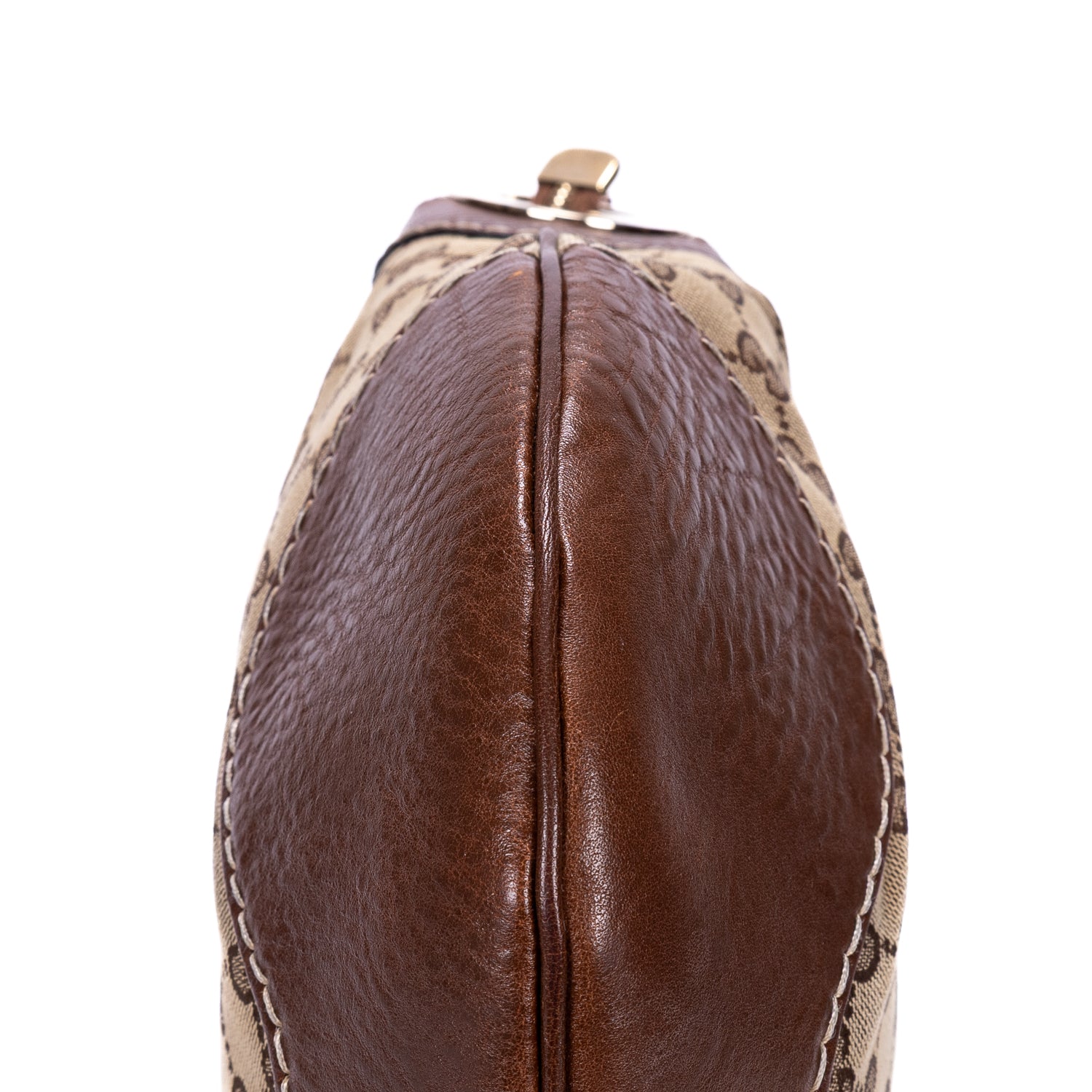 Shoulder Bag Charlotte Hobo Beige Monogrammed Canvas