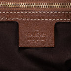Shoulder Bag Charlotte Hobo Beige Monogrammed Canvas