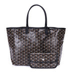 Shoulder Bag Saint Louis PM Black Goyardine Coated Canvas