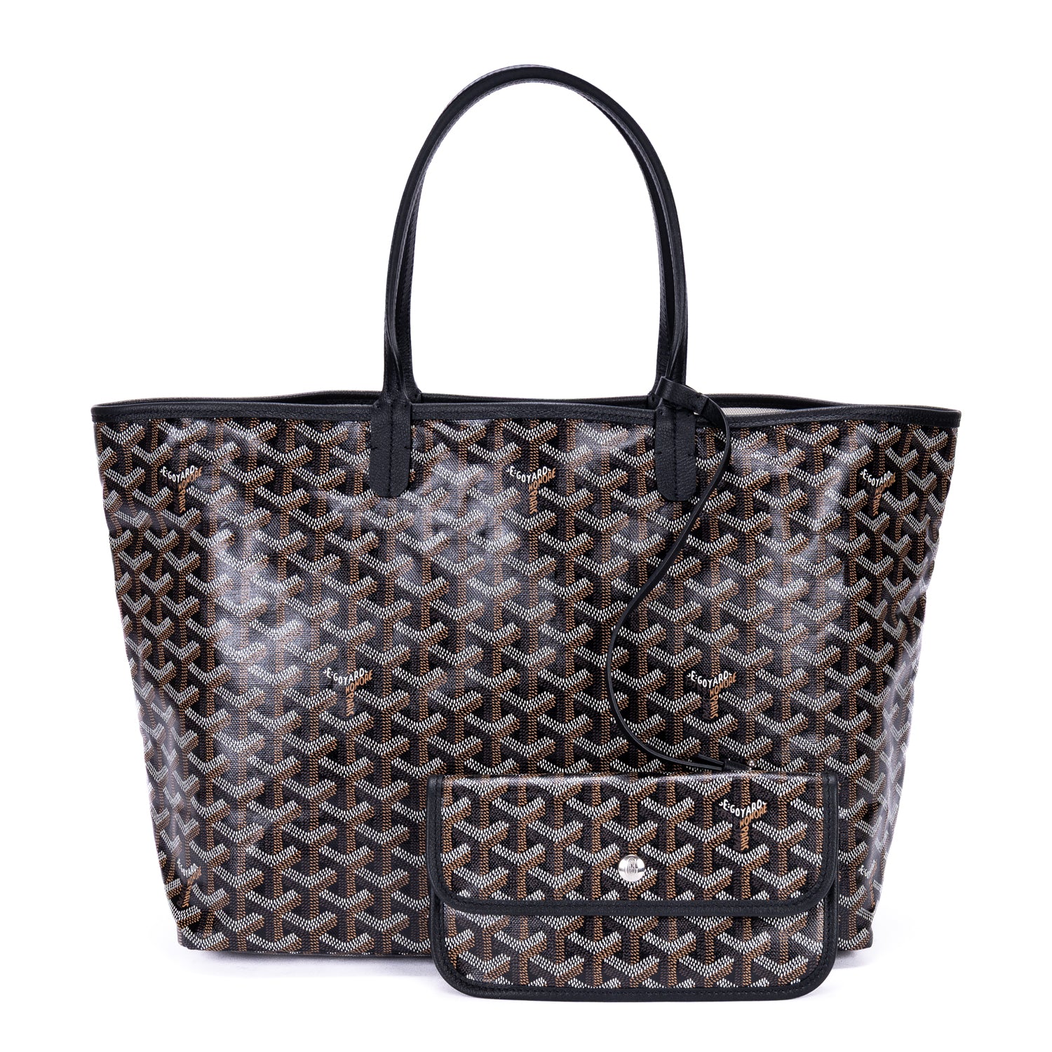 Shoulder Bag Saint Louis PM Black Goyardine Coated Canvas