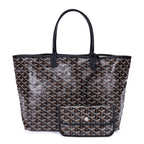 Sac Épaule Saint Louis PM Toile Enduite Goyardine Noire