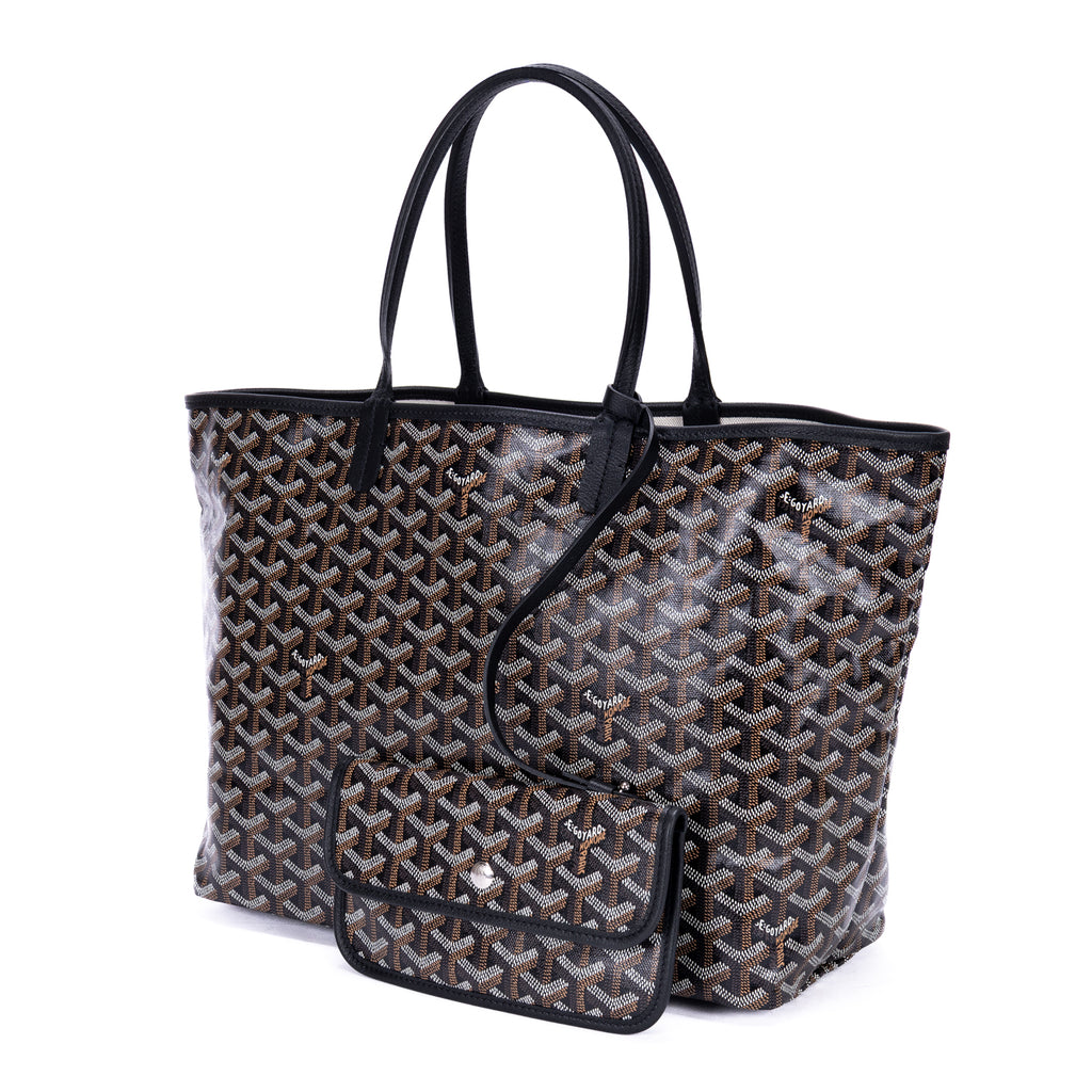 Shoulder Bag Saint Louis PM Black Goyardine Coated Canvas