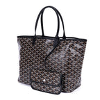 Sac Épaule Saint Louis PM Toile Enduite Goyardine Noire