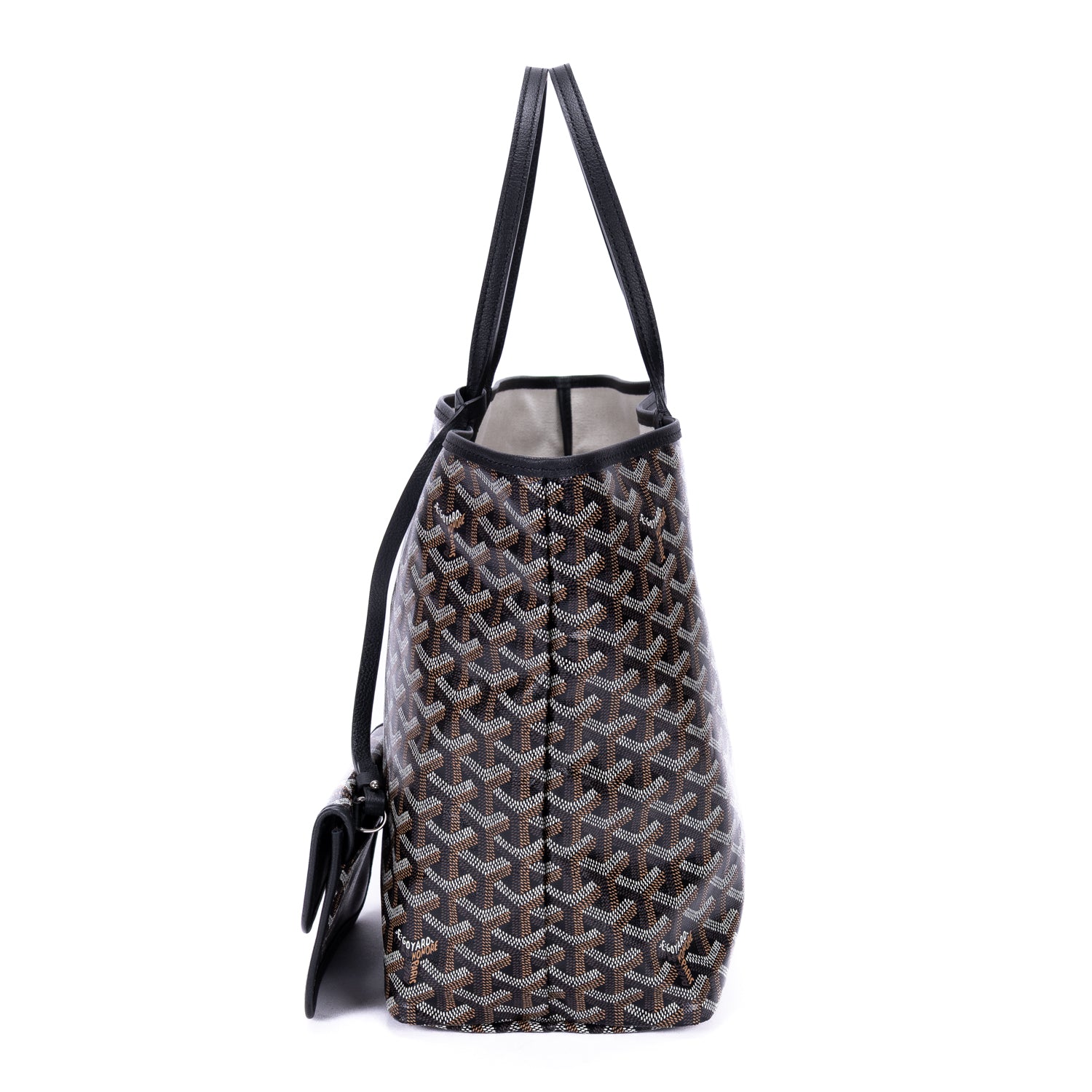 Shoulder Bag Saint Louis PM Black Goyardine Coated Canvas