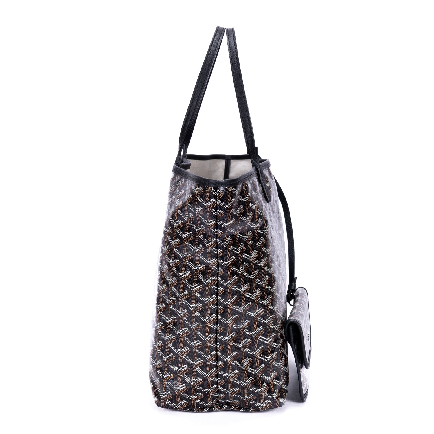 Shoulder Bag Saint Louis PM Black Goyardine Coated Canvas