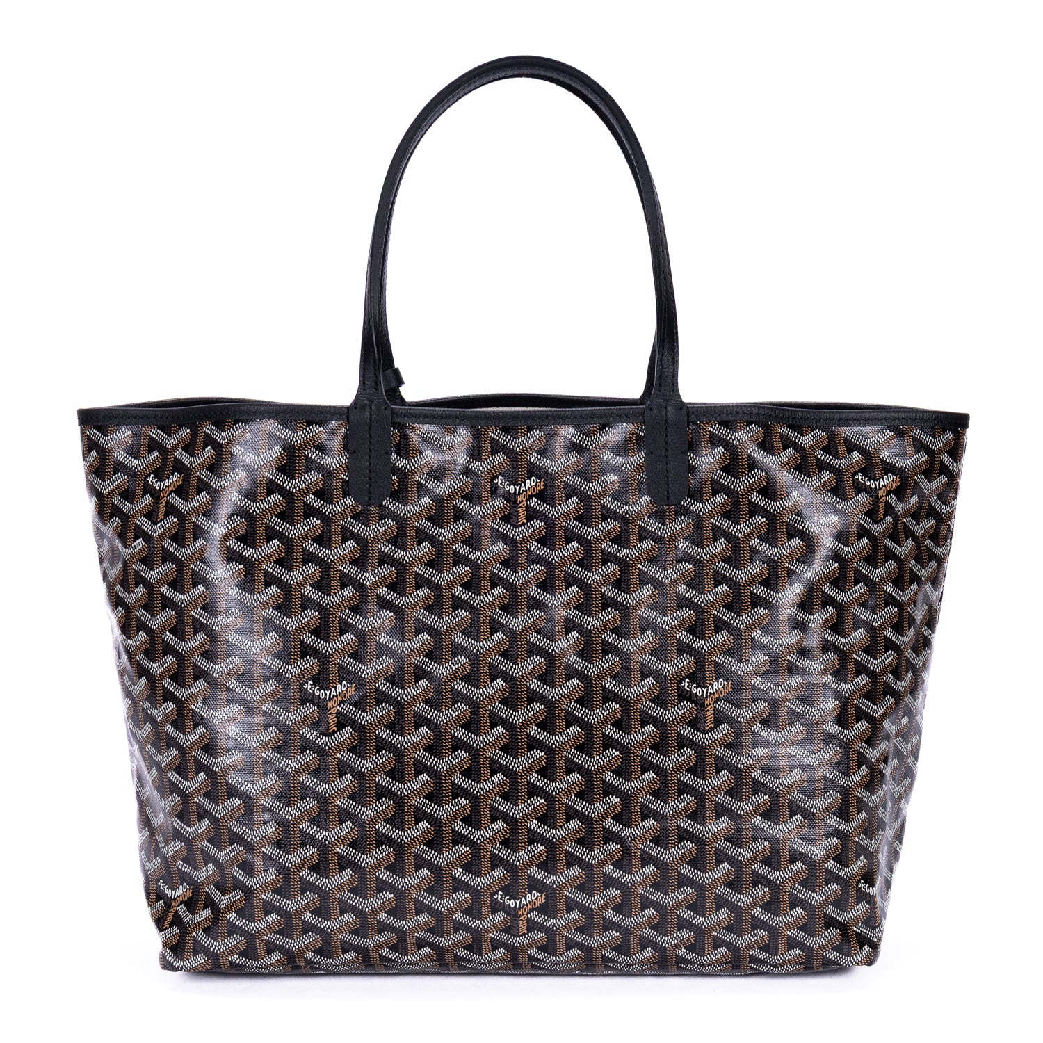 Shoulder Bag Saint Louis PM Black Goyardine Coated Canvas