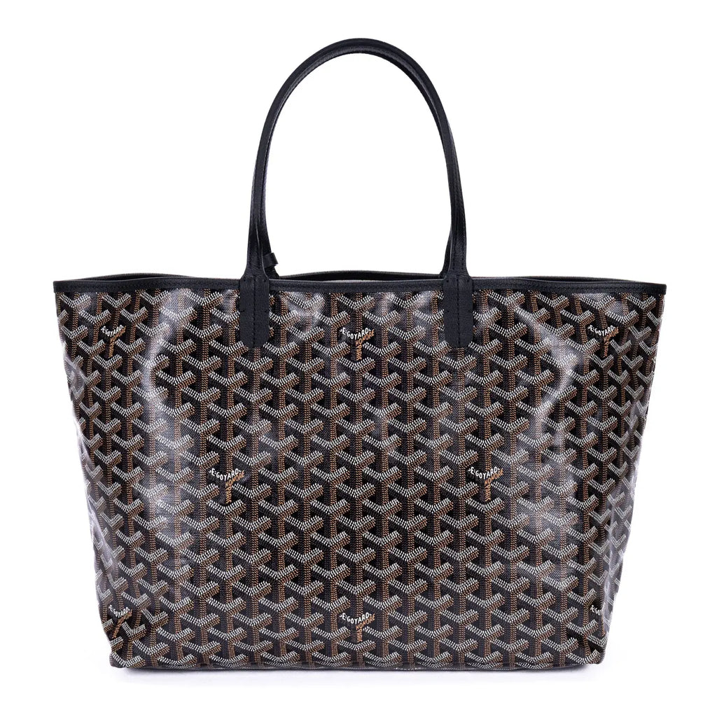 Sac Épaule Saint Louis PM Toile Enduite Goyardine Noire