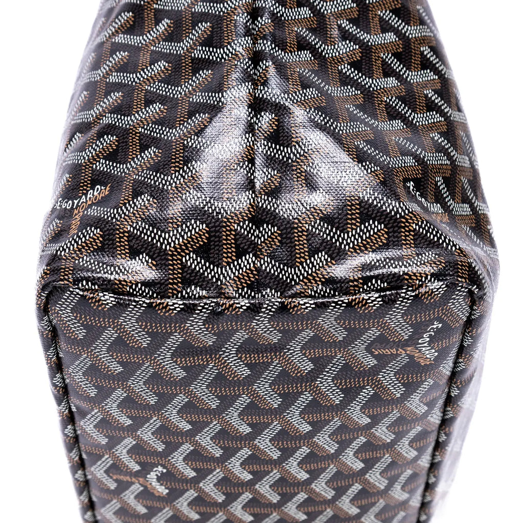 Sac Épaule Saint Louis PM Toile Enduite Goyardine Noire