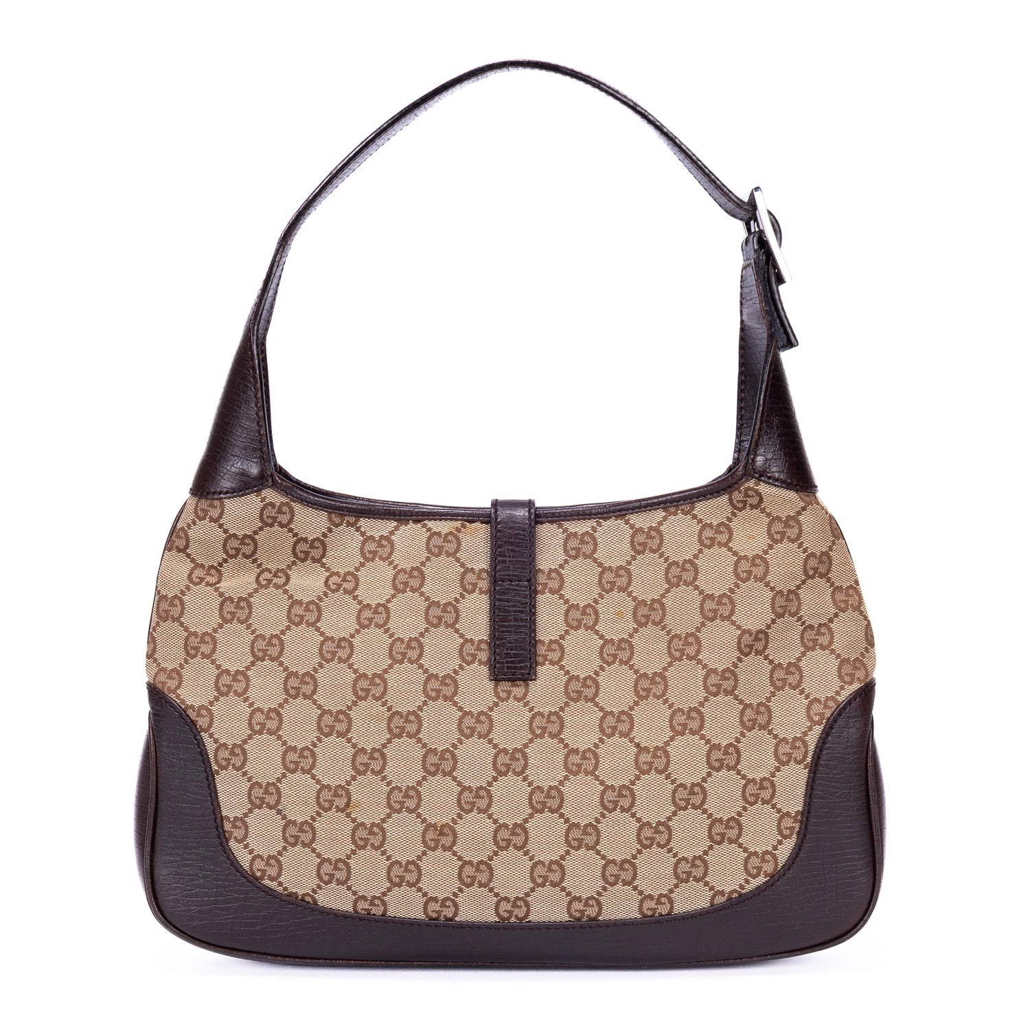Shoulder Bag Jackie Beige Jacquard Canvas