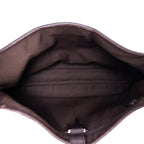 Bandolera Jackie de lona jacquard beige