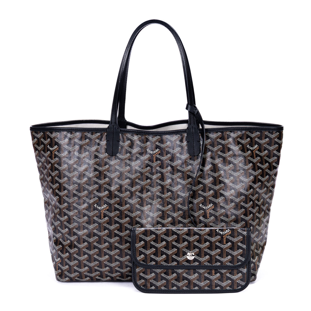 Shoulder Bag Saint Louis PM Black Goyardine Coated Canvas