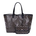 Shoulder Bag Saint Louis PM Black Goyardine Coated Canvas