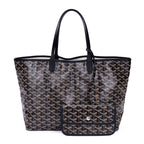 Shoulder Bag Saint Louis PM Black Goyardine Coated Canvas