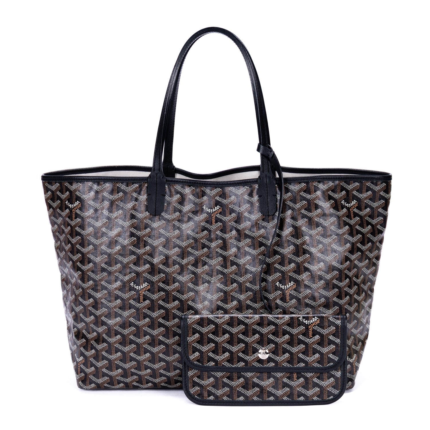 Shoulder Bag Saint Louis PM Black Goyardine Coated Canvas