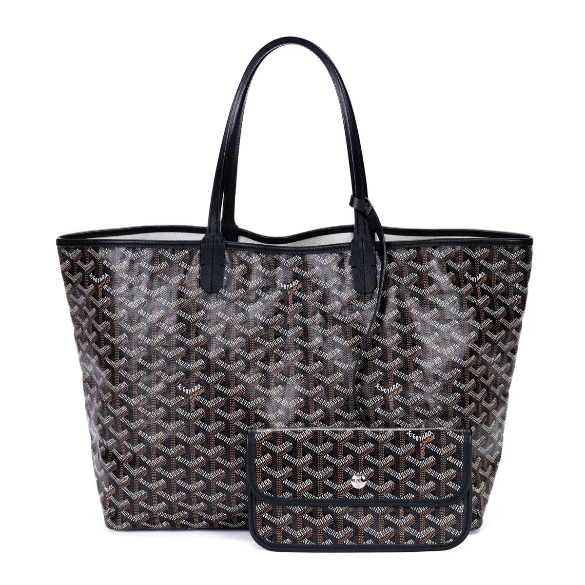 Shoulder Bag Saint Louis PM Black Goyardine Coated Canvas