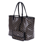 Shoulder Bag Saint Louis PM Black Goyardine Coated Canvas