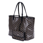 Shoulder Bag Saint Louis PM Black Goyardine Coated Canvas