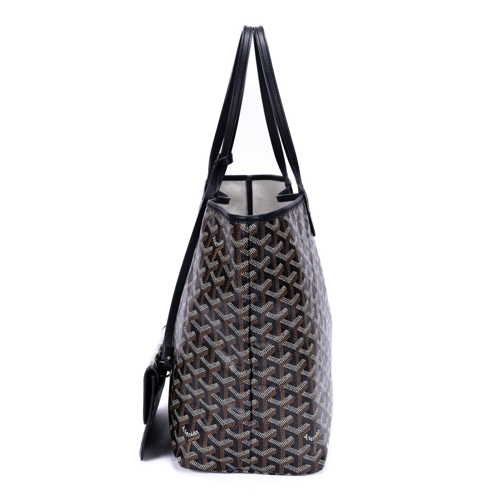Shoulder Bag Saint Louis PM Black Goyardine Coated Canvas