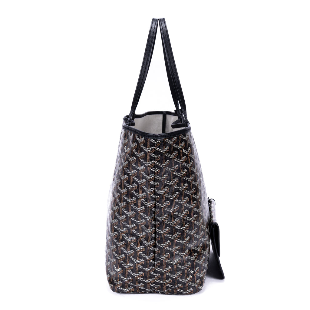 Shoulder Bag Saint Louis PM Black Goyardine Coated Canvas