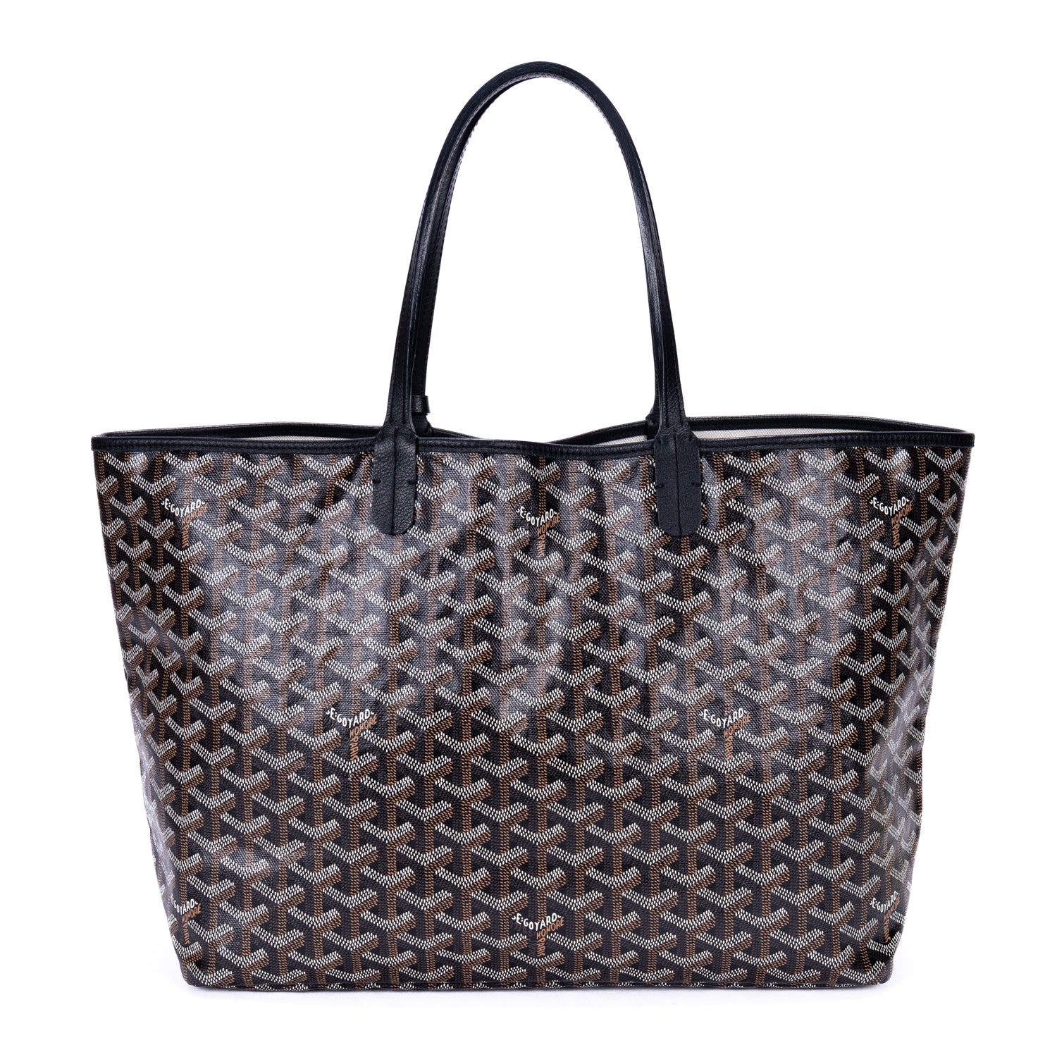 Shoulder Bag Saint Louis PM Black Goyardine Coated Canvas