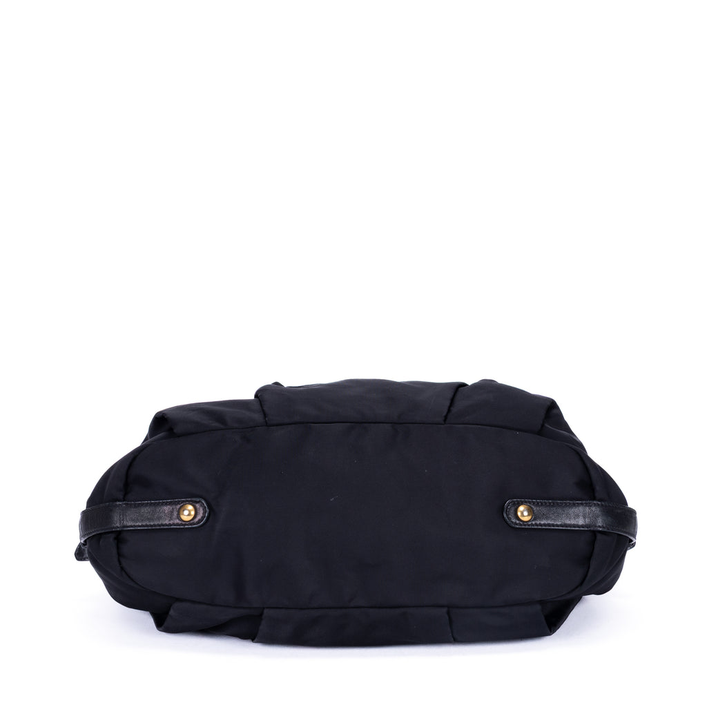 Sac à bandoulière Tessuto Gaufre 2-Way Fourre-tout Toile Tessuto Gaufre noire