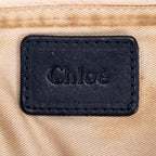 Shoulder Bag Medium Paraty Medium Navy Grained Calfskin Leather