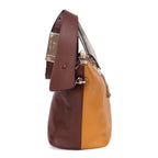 Sac à Bandoulière Bailey Convertible 2-en-1 en Cuir de Veau Marron