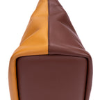 Sac à Bandoulière Bailey Convertible 2-en-1 en Cuir de Veau Marron