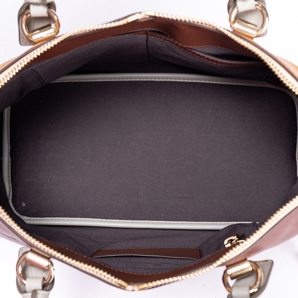 Sac à Bandoulière Bailey Convertible 2-en-1 en Cuir de Veau Marron