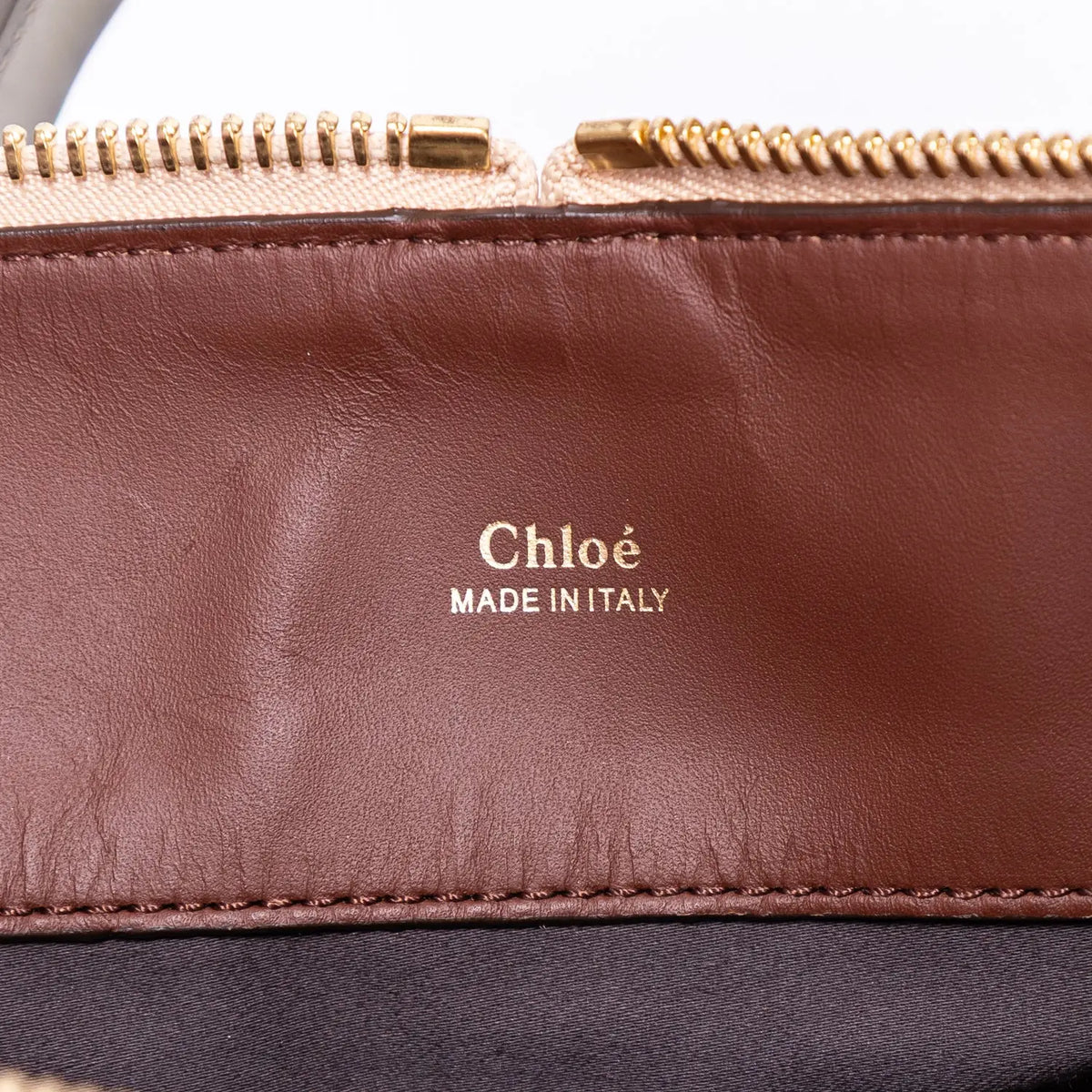 Shoulder Bag Bailey Convertible 2-Way Tote Brown Calfskin Leather