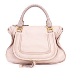 Shoulder Bag Medium Marcie Medium Light Pink Grained Calfskin Leather