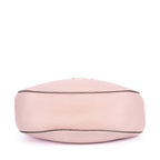 Bolso de hombro Drew Crossbody de piel de becerro granulada rosa