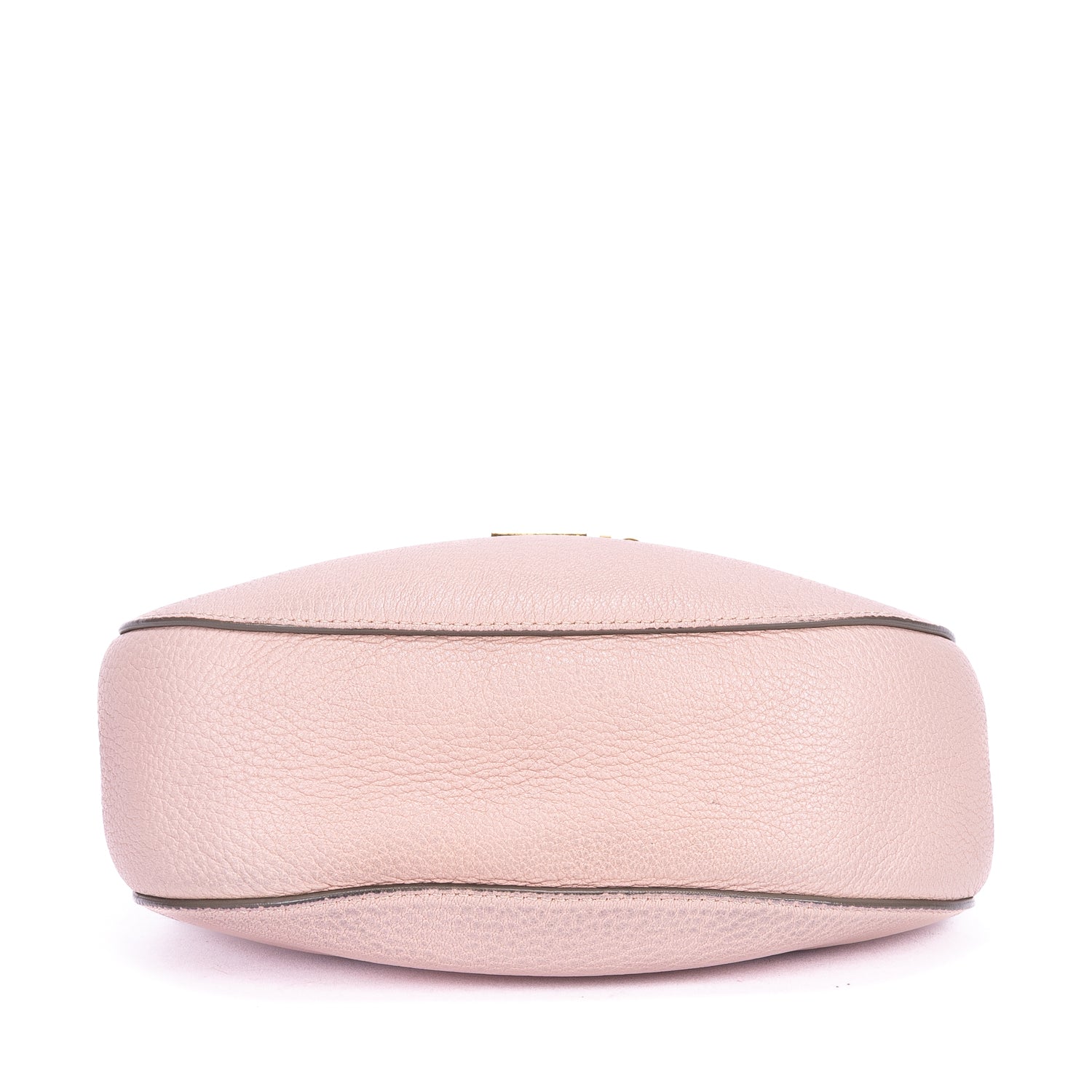 Bolso de hombro Drew Crossbody de piel de becerro granulada rosa