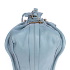 Shoulder Bag Medium Paraty Medium Light Blue Grained Calfskin Leather
