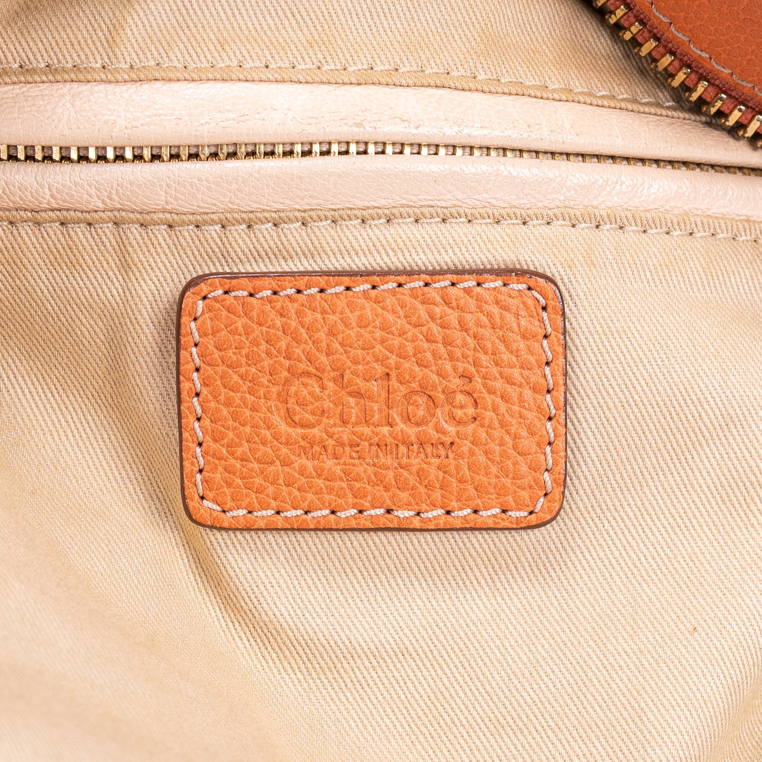 Shoulder Bag Medium Paraty Medium Orange Grained Calfskin Leather