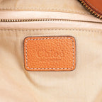Bolso de Hombro Mediano Paraty Mediano Naranja Piel de Becerro Granulada