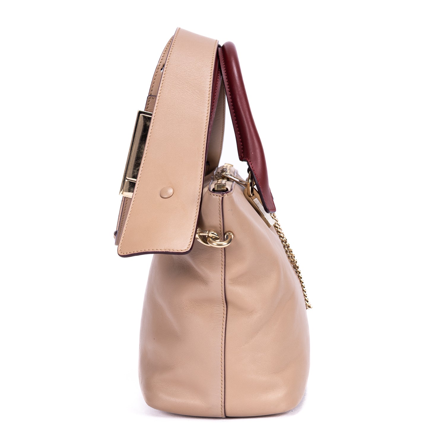 Shoulder Bag Bailey Convertible Tote Bag 2-WAY Pink Calfskin Leather
