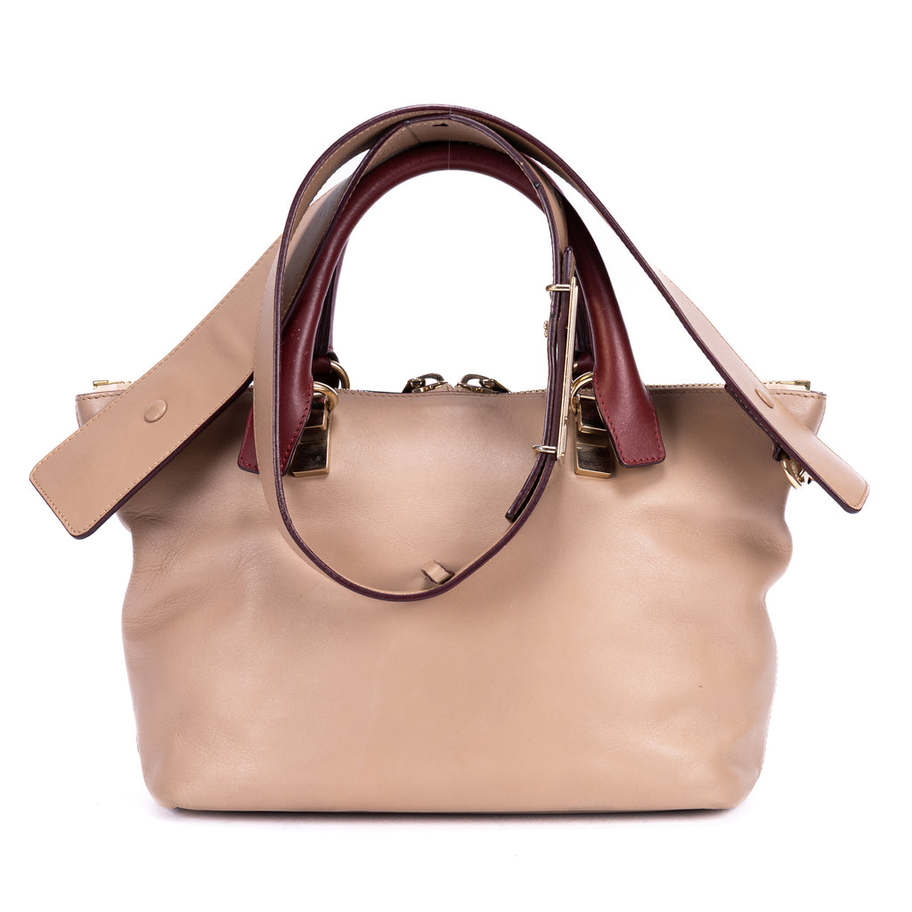 Bolso de Hombro Bailey Convertible Tote Bag 2 VÍAS Piel de Becerro Rosa
