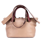Bolso de Hombro Bailey Convertible Tote Bag 2 VÍAS Piel de Becerro Rosa