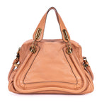 Shoulder Bag Medium Paraty Medium Orange Grained Calfskin Leather