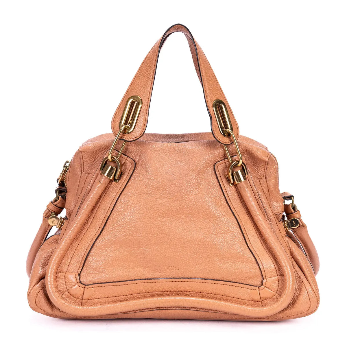 Sac à bandoulière Medium Paraty Cuir de veau grainé orange