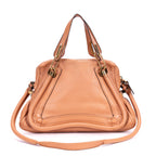 Shoulder Bag Medium Paraty Medium Orange Grained Calfskin Leather