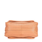 Sac à bandoulière Medium Paraty Cuir de veau grainé orange