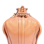 Sac à bandoulière Medium Paraty Cuir de veau grainé orange