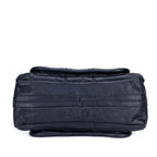 Shoulder Bag Medium Paraty Medium Navy Grained Calfskin Leather