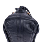 Shoulder Bag Medium Paraty Medium Navy Grained Calfskin Leather