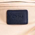 Shoulder Bag Medium Paraty Medium Navy Grained Calfskin Leather
