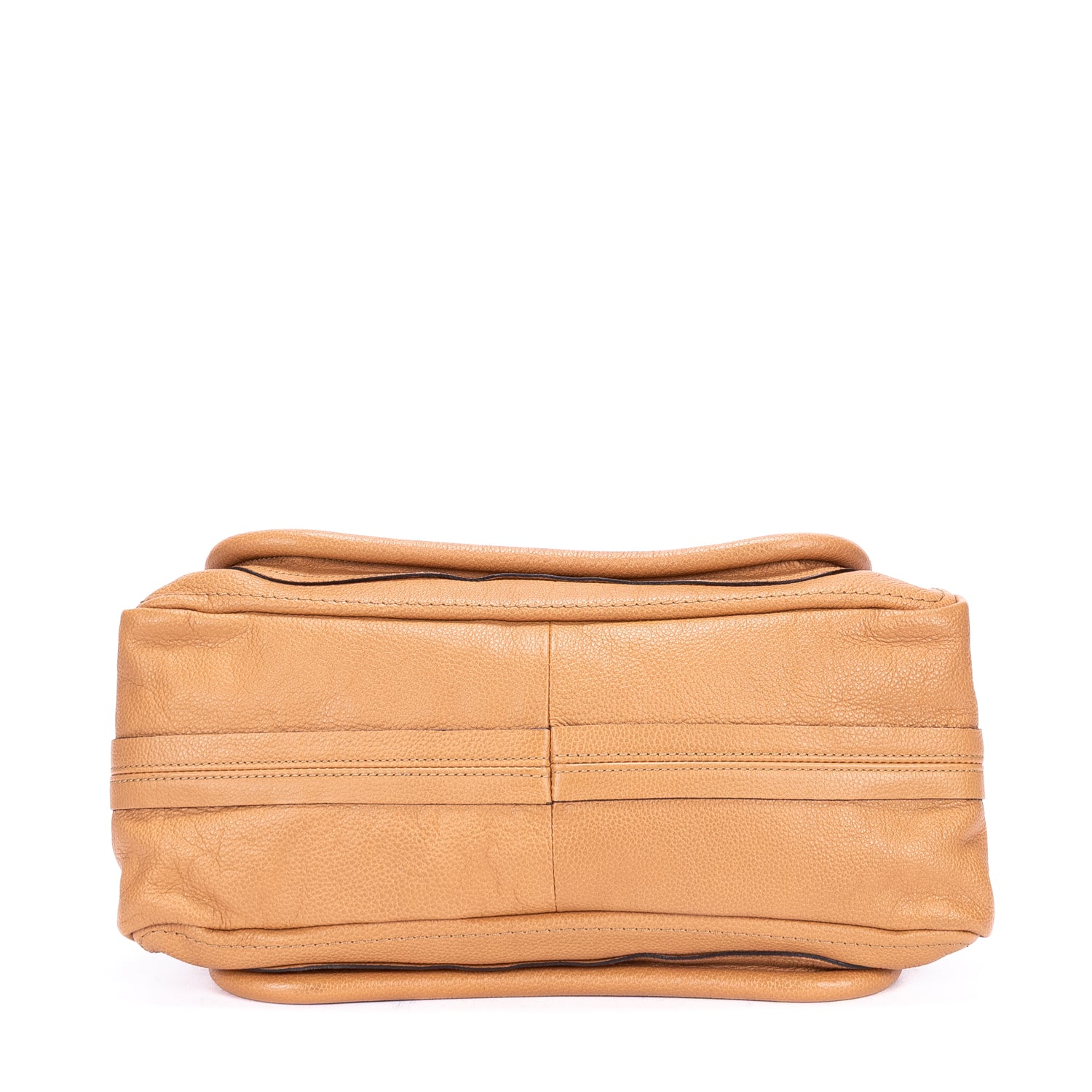 Sac porté épaule Paraty moyen en cuir de veau grainé beige