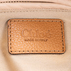 Sac porté épaule Paraty moyen en cuir de veau grainé beige
